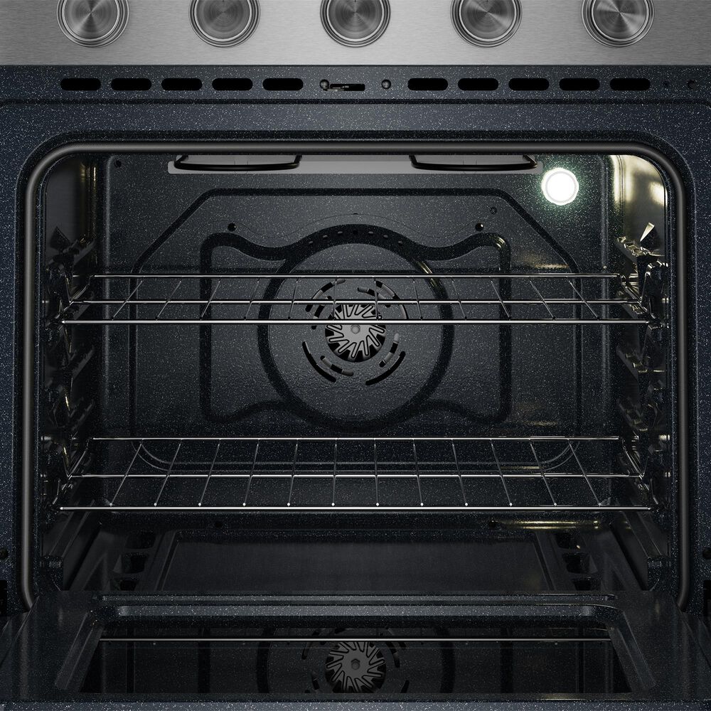 KitchenAid 30" Smart Slide-in Gas Range in PrintShield Stainless Steel, , large