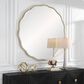 Uttermost Aneta Large Wall Mirror in Antiqued Gold Leaf, , large
