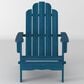 Walker Edison Patio Adirondack Chair in Navy Blue, , large