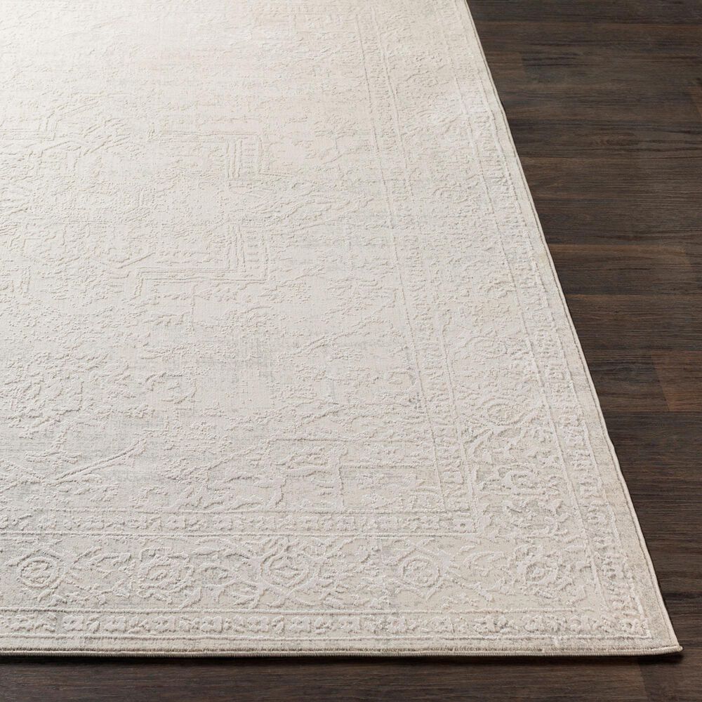 Surya Aisha 7&#39;10&quot; x 10&#39;3&quot; Gray and Off-White Area Rug, , large