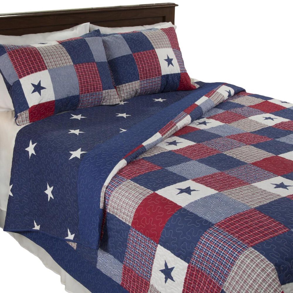 Timberlake Lavish Home Caroline 3 Piece Quilt Set, , large