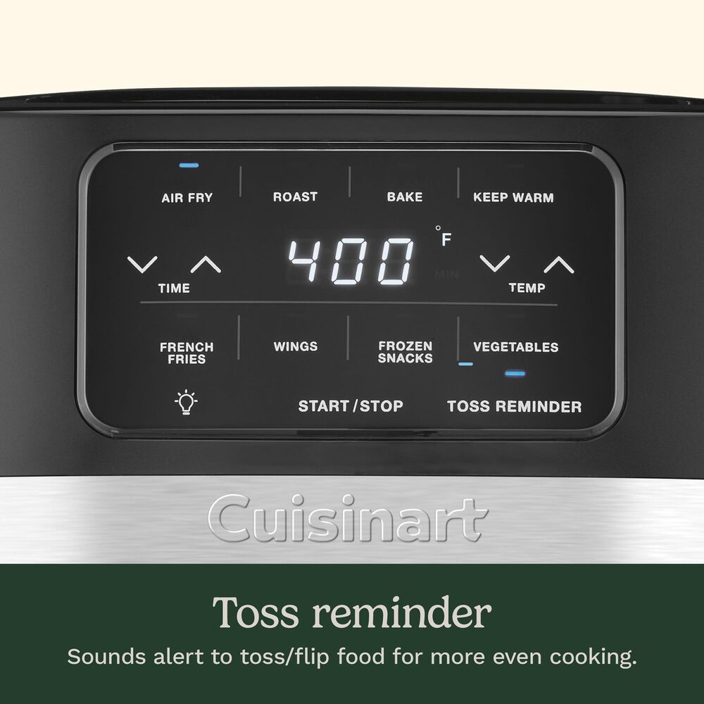 Cuisinart 4.5-qt Basket Air Fryer in Black Stainless, , large