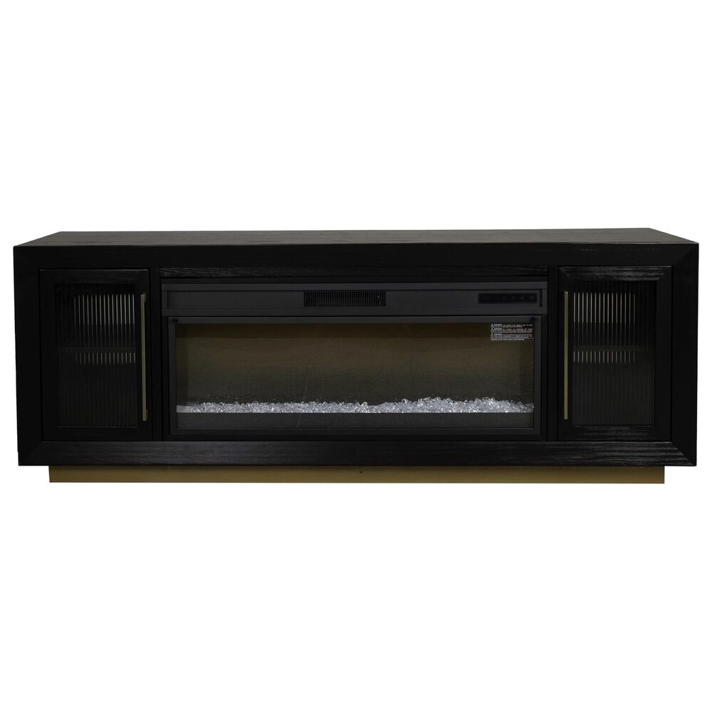 Ironleaf Montrose 74" Fireplace TV Stand in Cappuccino, , large