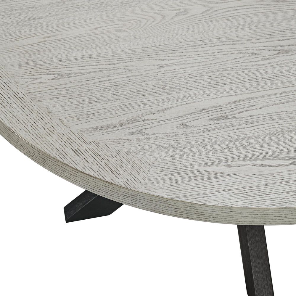Mayberry Hill Axel 52" Round Dining Table in Espresso and Light Grey, , large