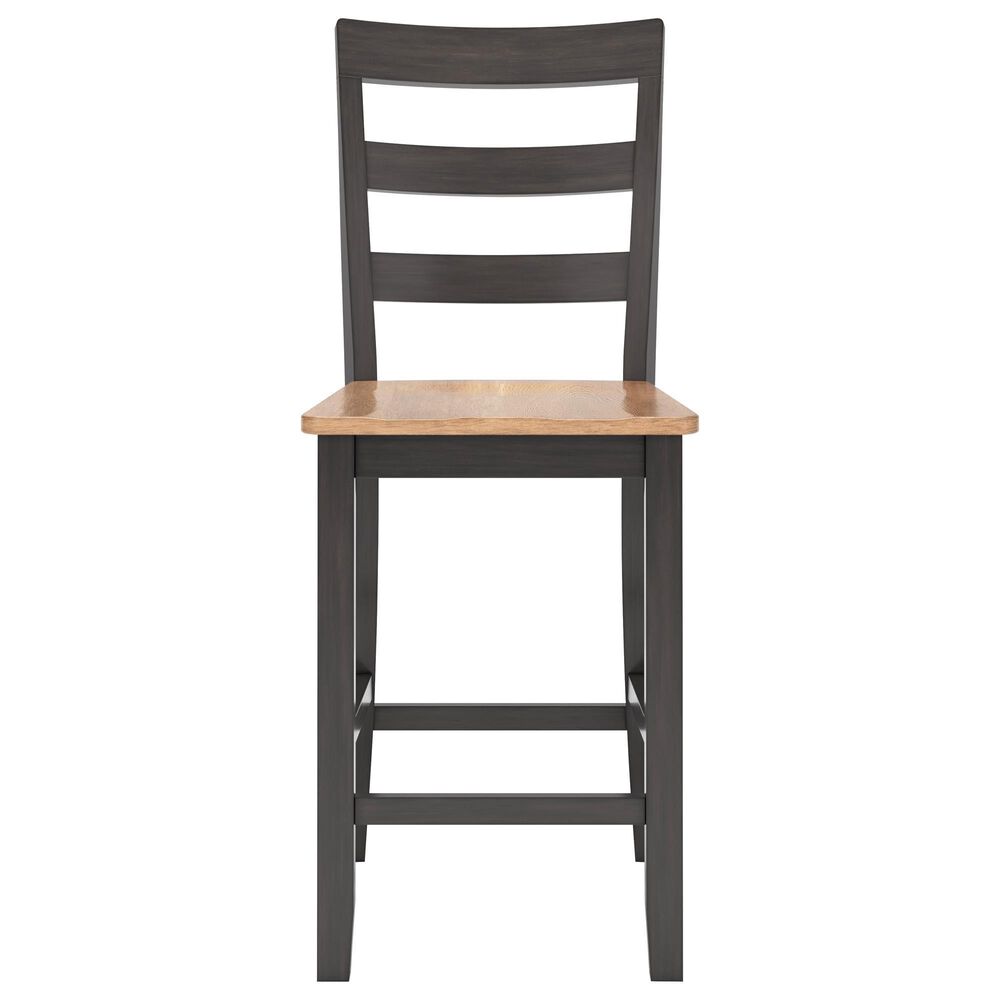 Ashley Gesthaven 5-Piece Counter Dining Set in Light Natural Dark Brown, , large