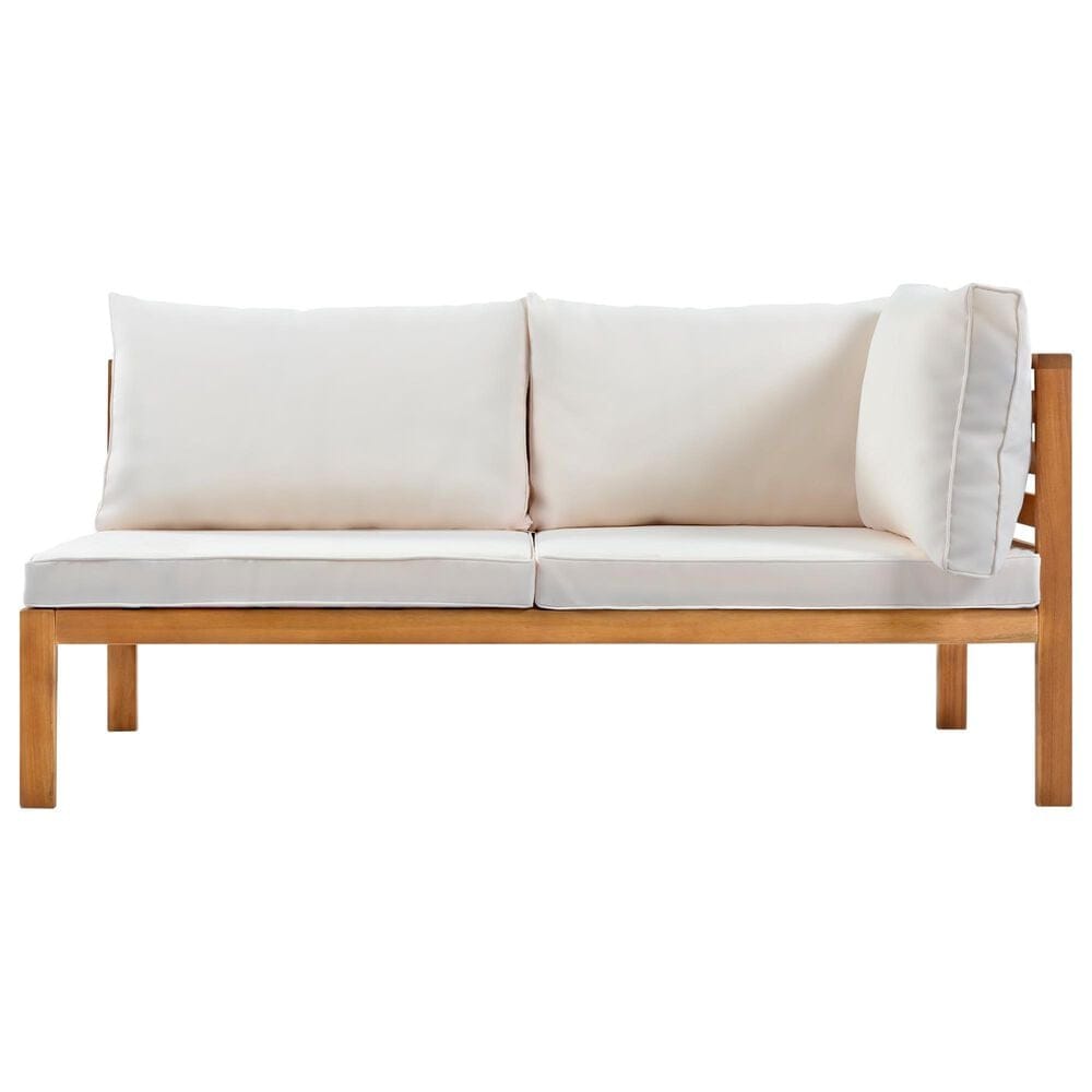 Hearth and Haven 4-Piece Outdoor Sectional Set in Beige, , large