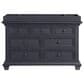 Oxford Baby Weston 7 Drawer Dresser and Changer Top in Midnight Slate, , large