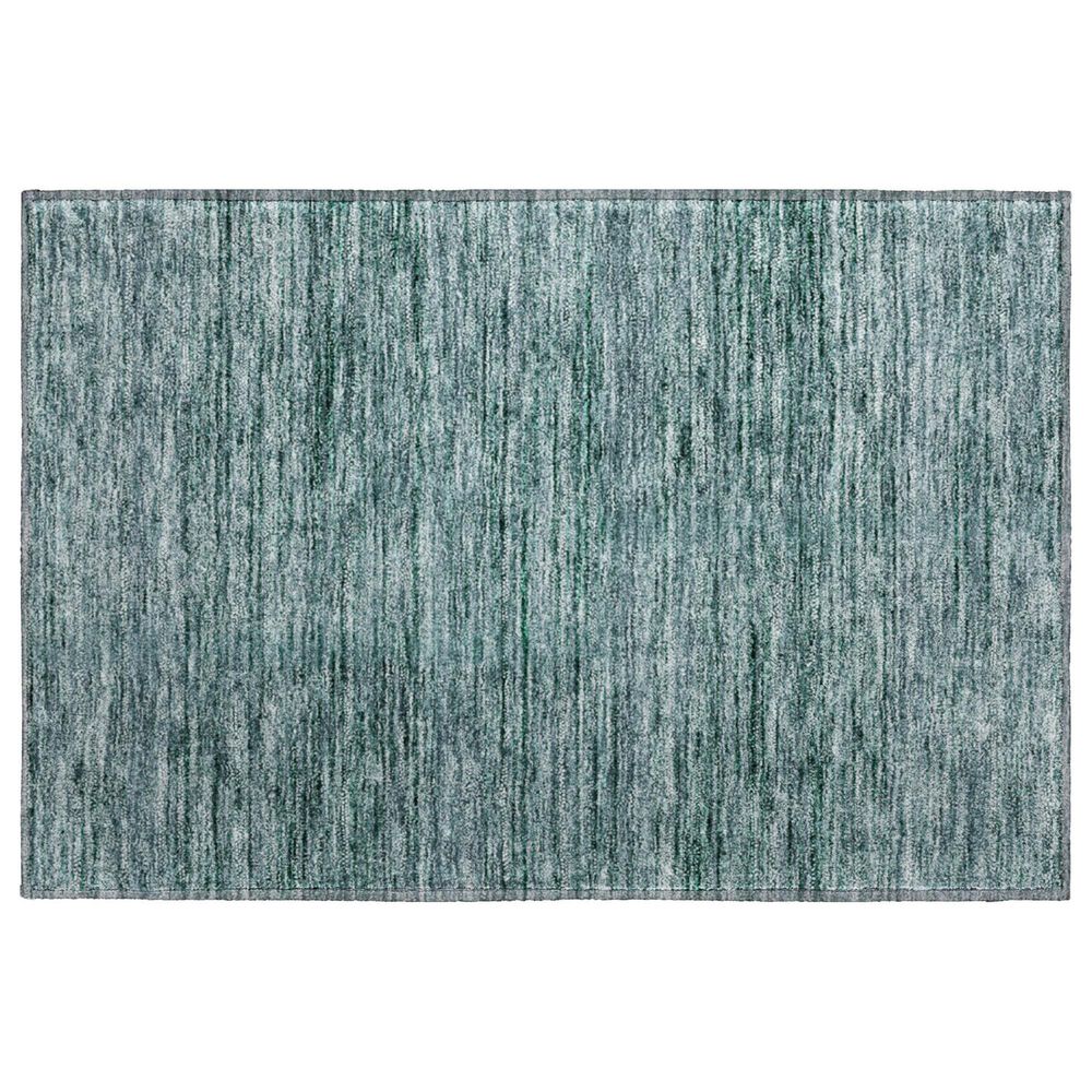 Dalyn Rug Company Soft Essentials Solid Teal 1"8" x 2"6" Indoor/Outdoor Area Rug, , large