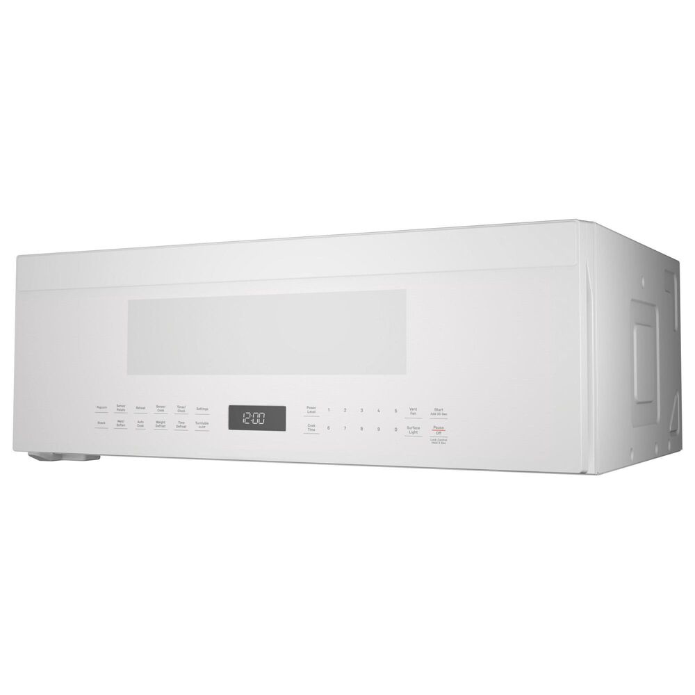 GE Profile 1.2 Cu. Ft. Over-the-Range Low Profile Sensor Microwave Oven in White, , large