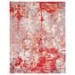 Safavieh Aston 9" x 12" Red and Grey Area Rug, , large