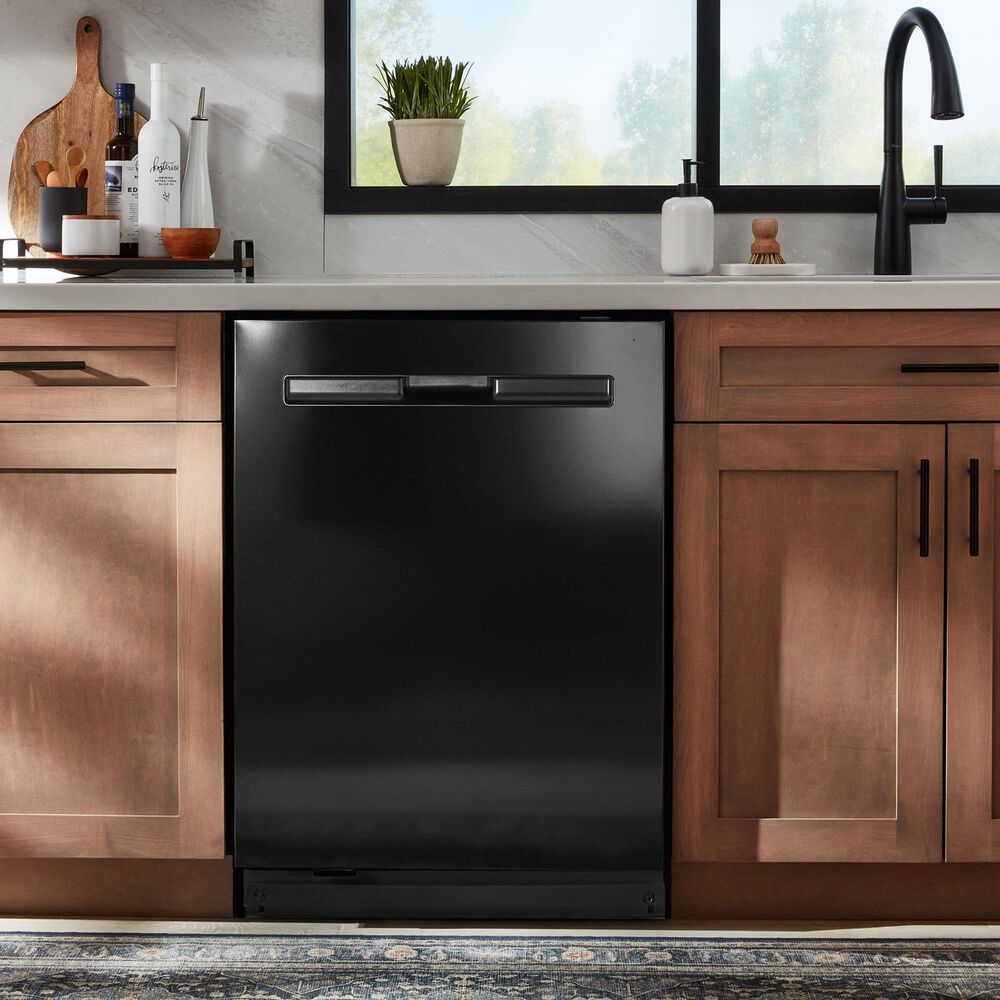 Maytag 24&quot; Built-In Pocket Handle Dishwasher in Black, , large