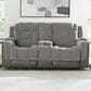 Ashley Mixed Motion Power Reclining Loveseat with Console in Shadow, , large