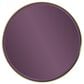 Howard Elliott Broidy Round Mirror in Aubergine Purple and Gold, , large
