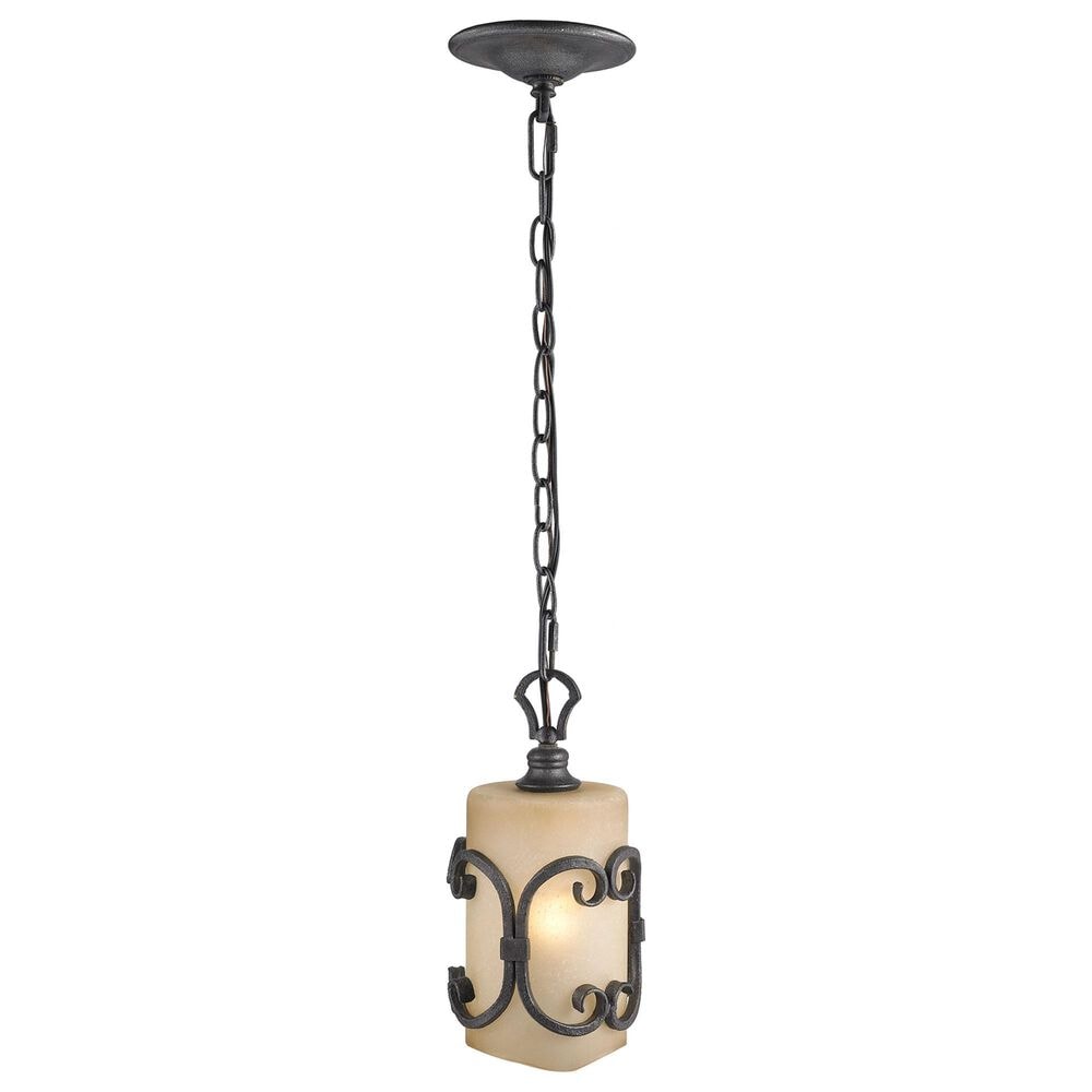 Golden Lighting Madera 1-Light Mini Pendant in Black, , large