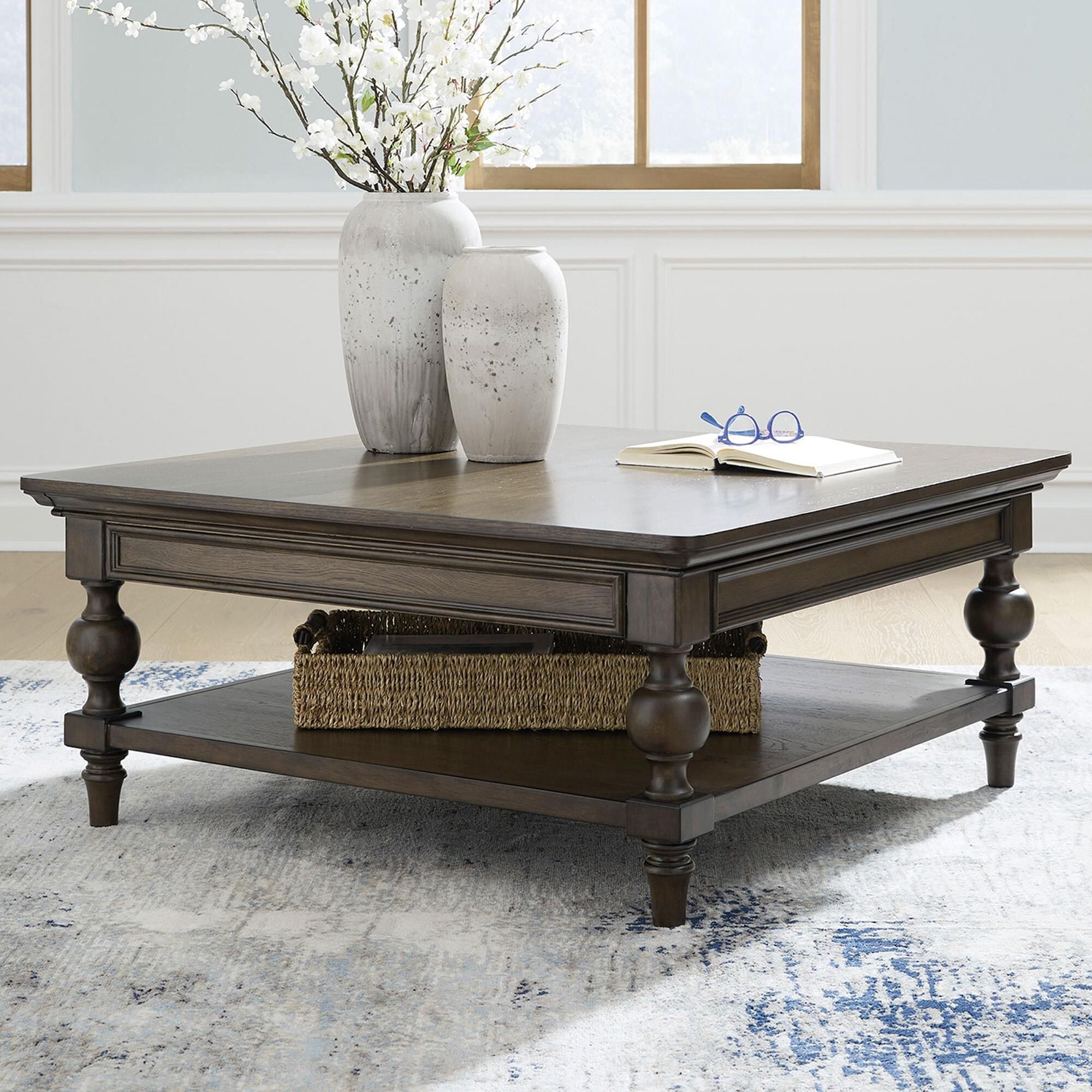 Ashley Veramond Coffee Table in Dark Brown