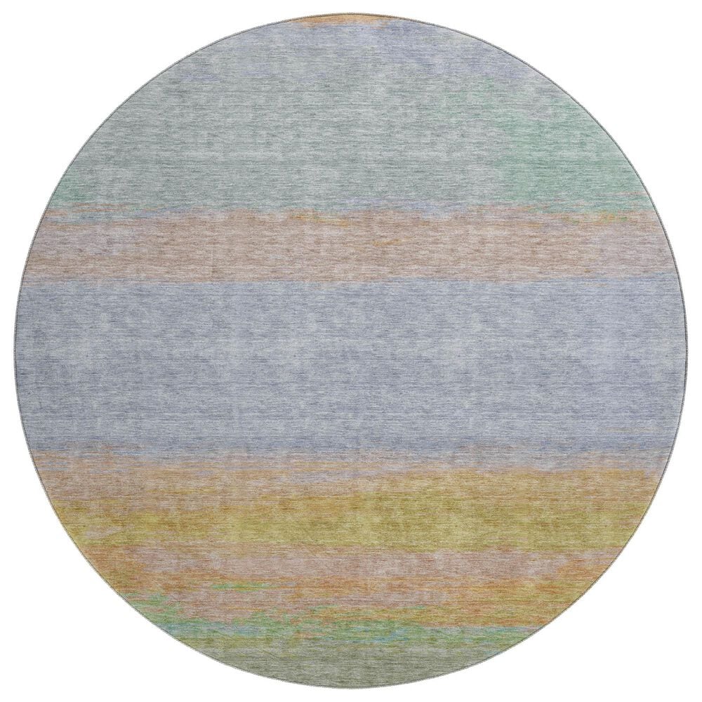 Dalyn Rug Company Trevi TV2 8" Round Lavender Area Rug, , large
