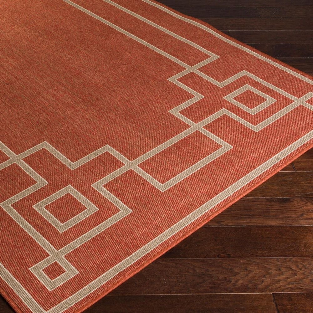 Surya Alfresco 8&#39;10&quot; x 12&#39;10&quot; Rust, Brown and Beige Indoor/Outdoor Area Rug, , large