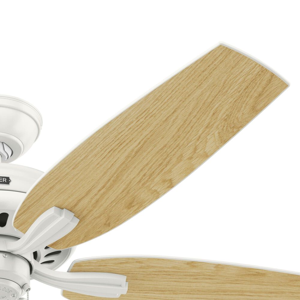 Hunter Newsome 52&quot; Ceiling Fan in Fresh White, , large