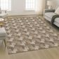 Dalyn Rug Company Soft Essentials Chevron Mocha 8" x 10" Area Rug, , large