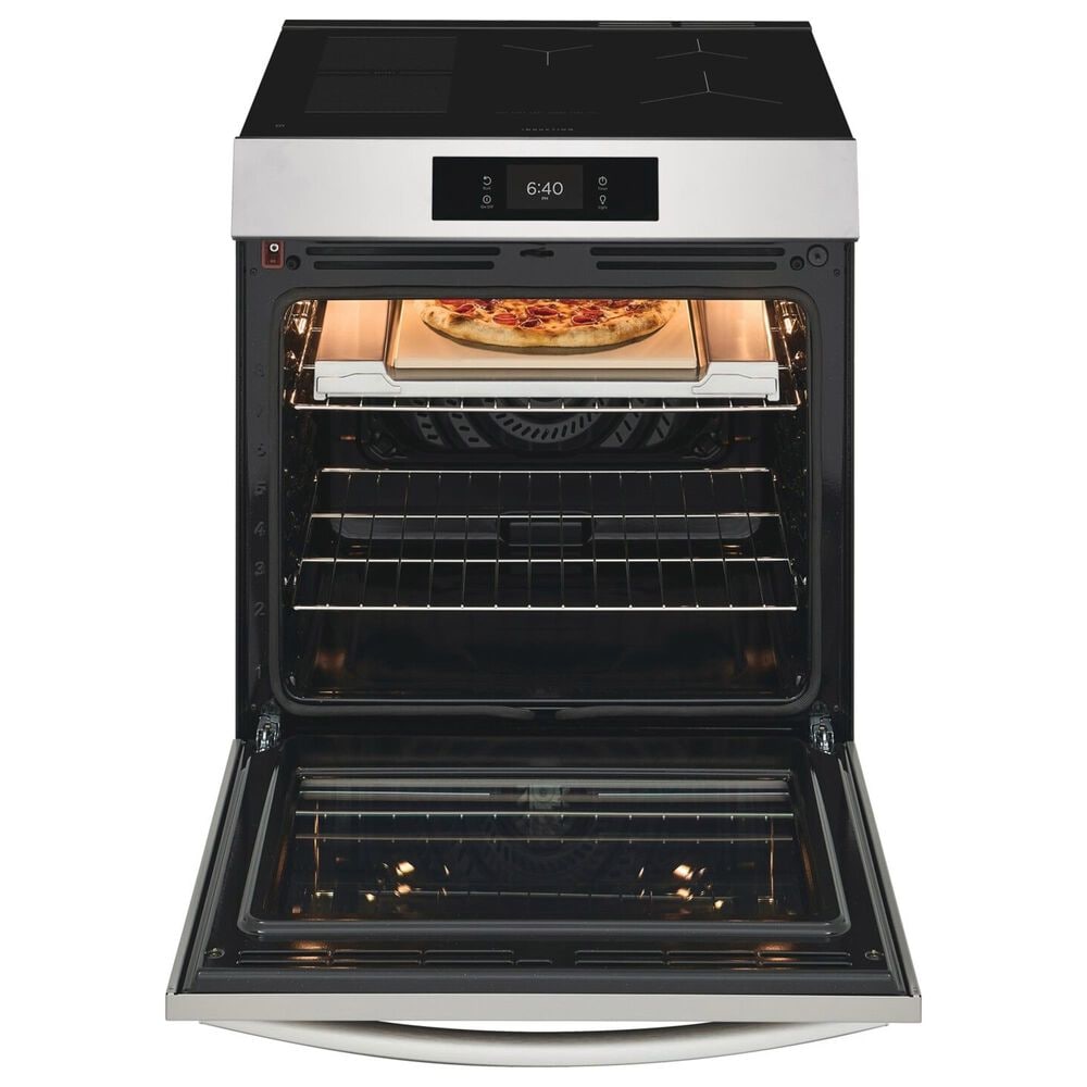 Frigidaire Gallery 2-Piece Kitchen Package with 6.2 Cu. Ft. Induction Range and 30" Over-The-Range Microwave in Stainless Steel, , large