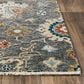 RIZZY Belmont Gray and Multicolor 8" x 10" Area Rug, , large