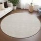 Dalyn Rug Company Soft Essentials Solid Linen 8" Round Area Rug, , large