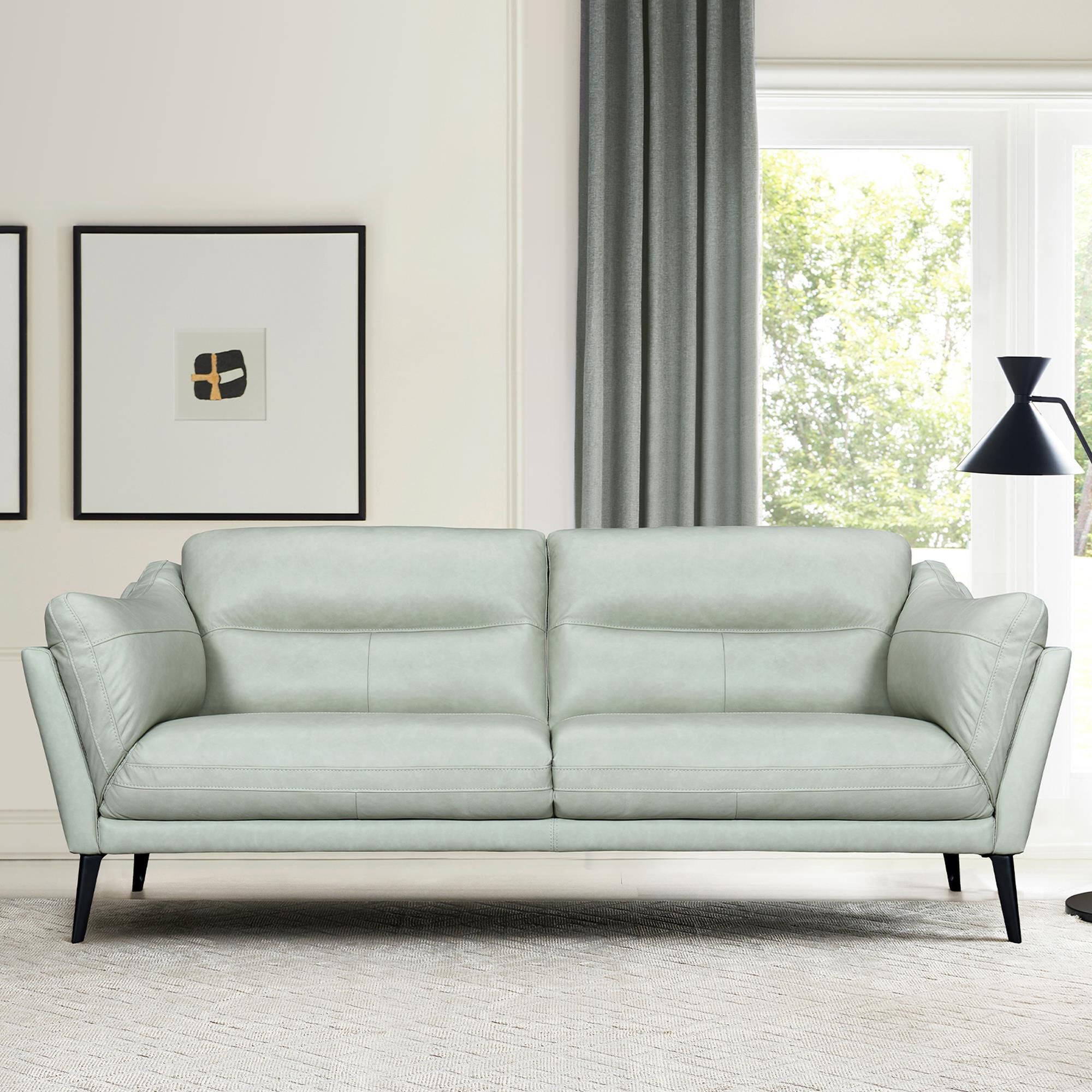 Blue River Franz Stationary Sofa in Mint
