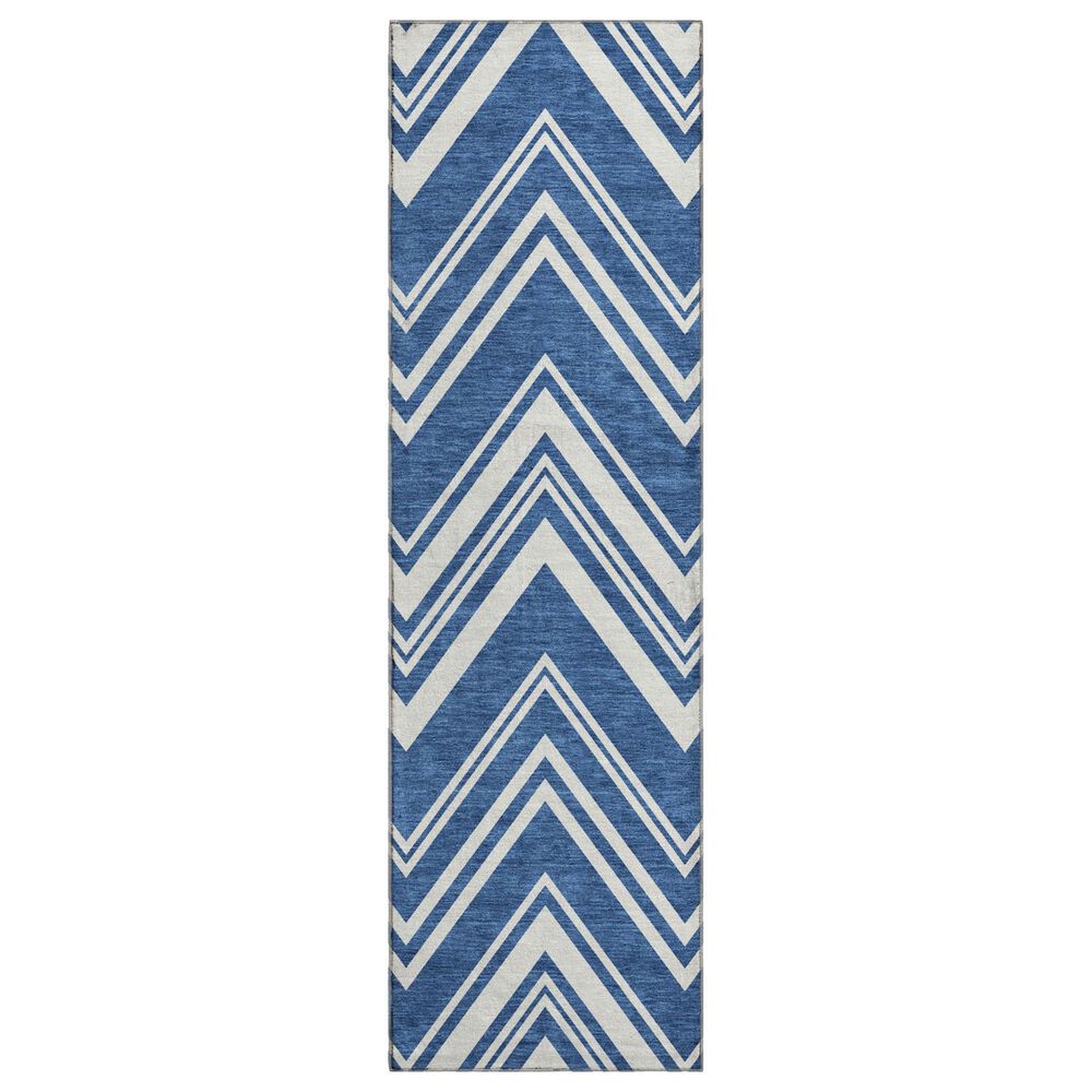 Dalyn Rug Company The Reserve TR17 Blue 2"3" x 7"6" Indoor/Outdoor Runner, , large