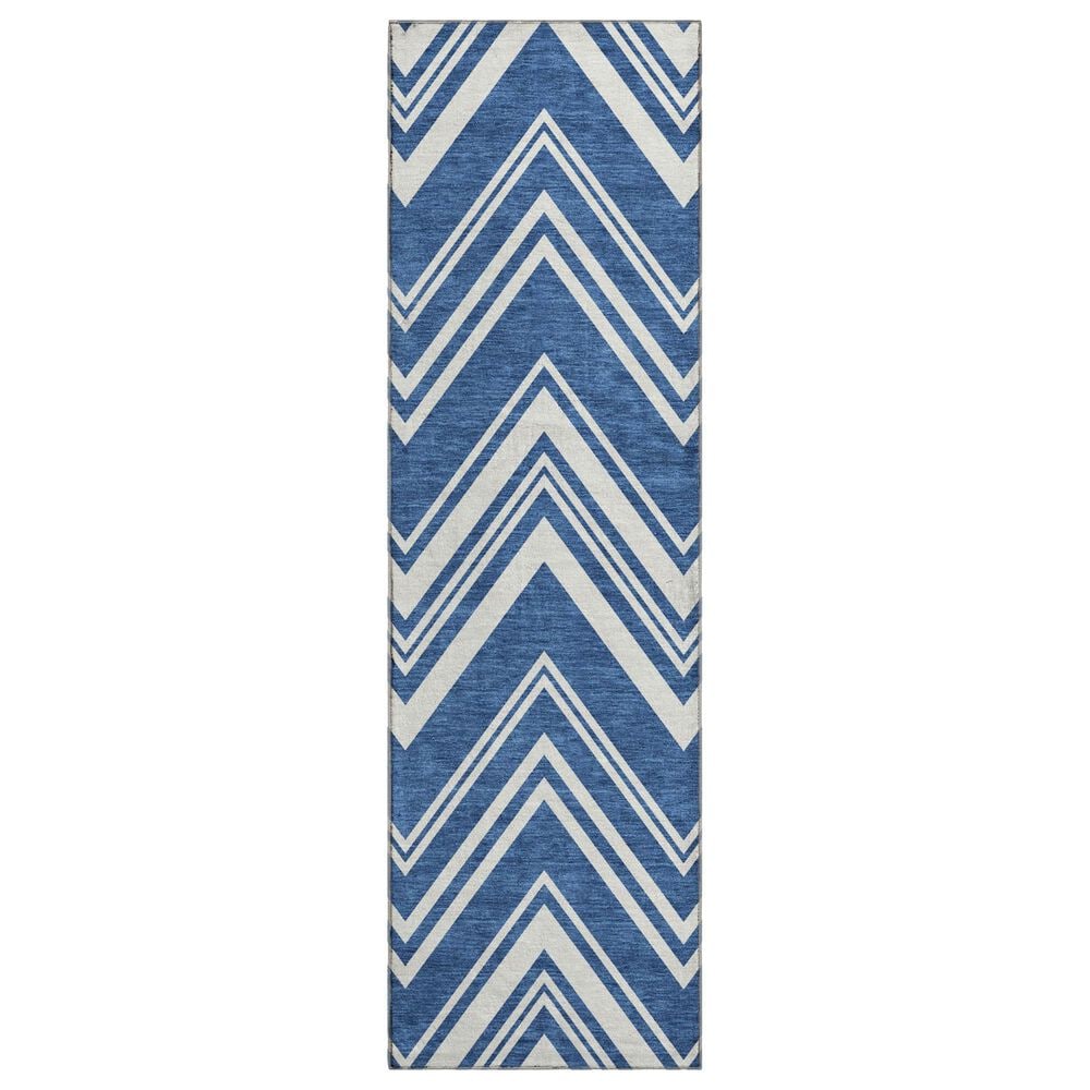 Dalyn Rug Company The Reserve TR17 Blue 2"3" x 7"6" Indoor/Outdoor Runner, , large