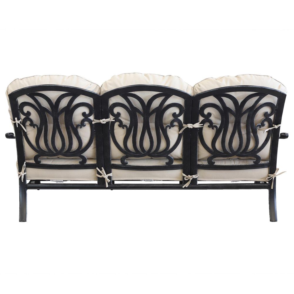 GatherCraft Geneva Patio Sofa in Linen Beige, , large