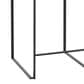 Lumisource Fuji High Back Counter Stool with Charcoal Fabric Cushion in Black (Set of 2), , large