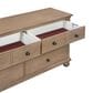 Riva Ridge Oxford 5-Piece California King Sleigh Bedroom Set in Tan with USB Ports, , large