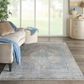 Nourison Starry Nights STN06 5" x 7" Cream and Blue Area Rug, , large