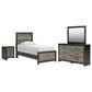 Ashley Broachmyn 4-Piece Twin Panel Bedroom Set in Black and Gray, , large