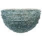 Jamie Young Direct Ship Reef 1-Light Beaded Demi Lune Wall Sconce in Blue, , large
