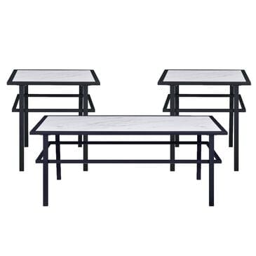Mayberry Hill Mercer Three Pack Occasional Set in White, , large