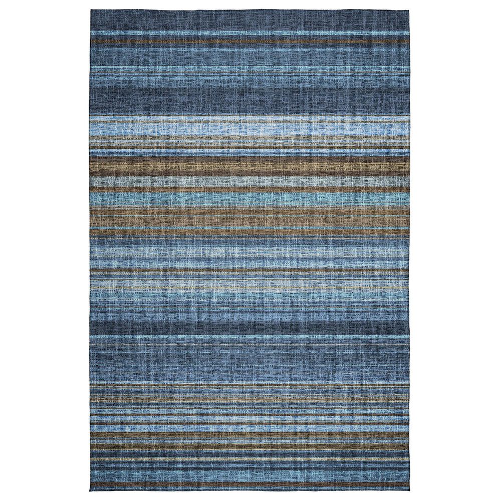 Dalyn Rug Company Portico PO2 Navy 9" x 12" Area Rug, , large
