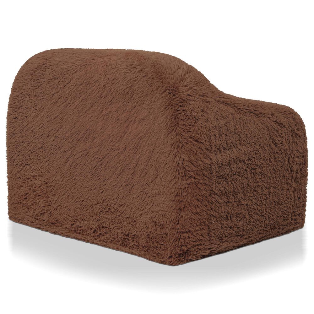 Furniture of America Phael Accent Chair in Cedar Brown, , large