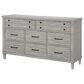 Legacy Classic Belhaven 8-Drawer Dresser in Weathered Plank, , large