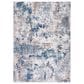 Safavieh Aston ASN712F 3" x 5" Gray and Navy Area Rug, , large