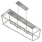 Hunter Laurel Ridge 6-Light Linear Chandelier in Brushed Nickel, , large