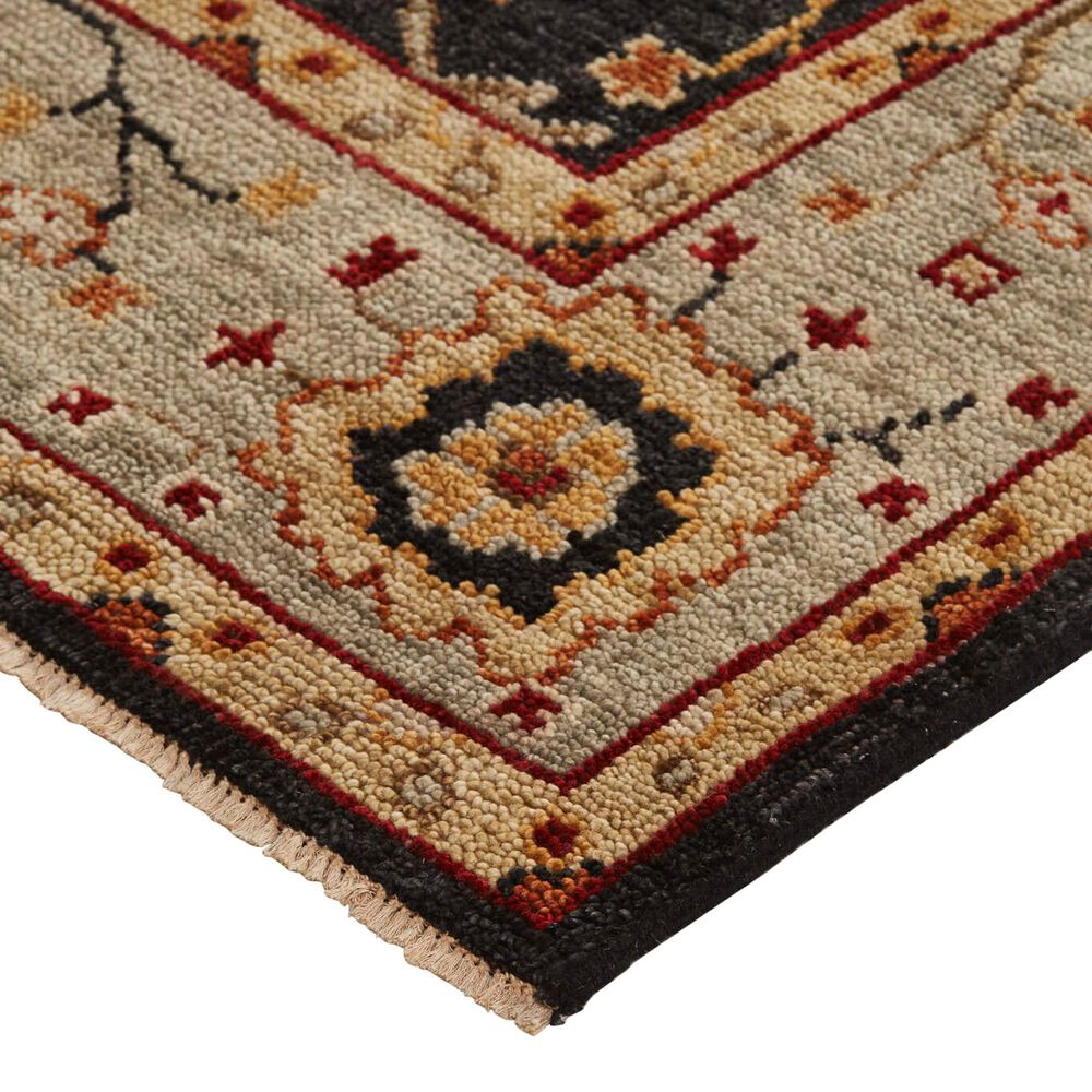 Feizy Carrington 7&#39;9&quot; x 9&#39;9&quot; Charcoal and Light Blue Area Rug, , large