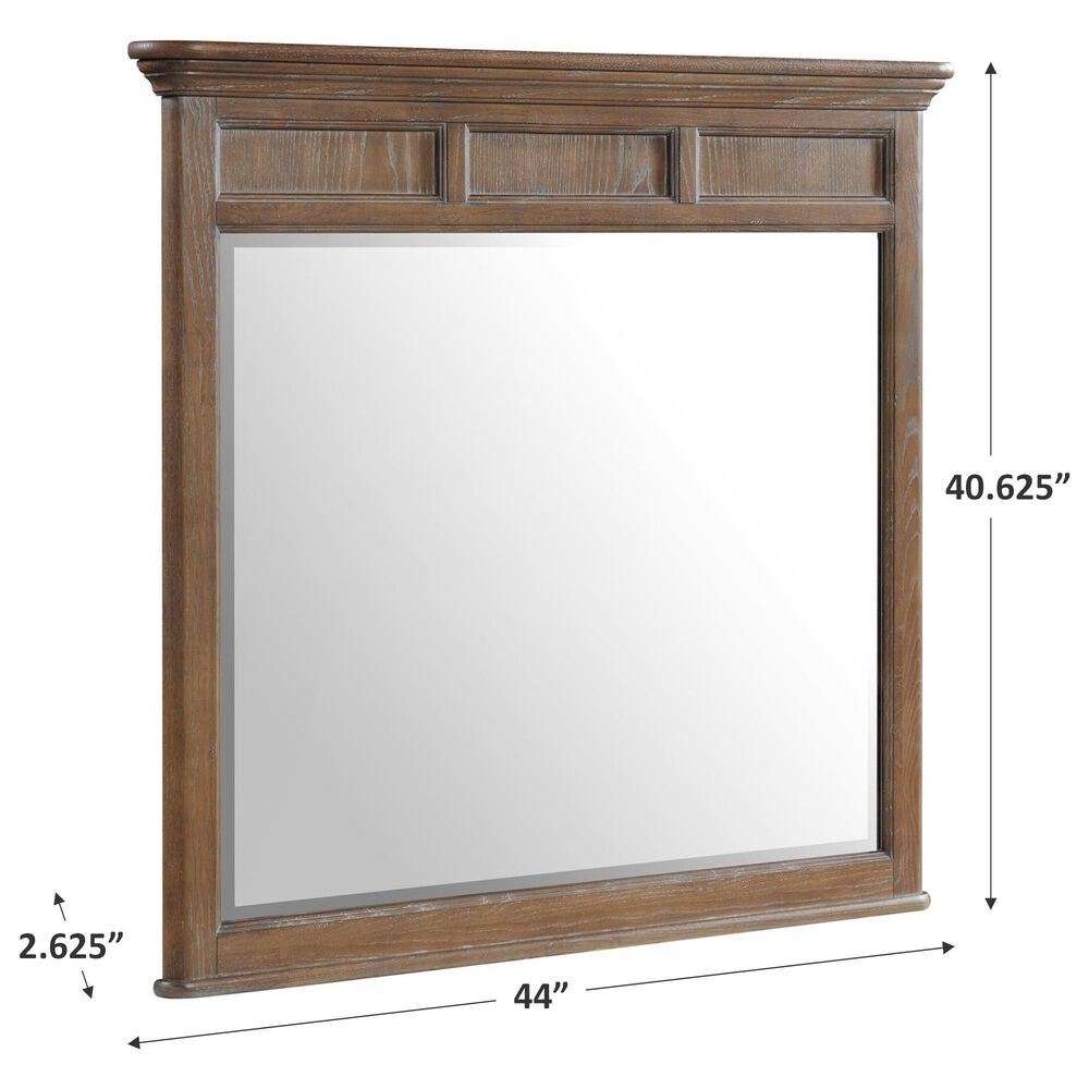 Hawthorne Furniture Alta Dresser Mirror in Harvest Brown, , large
