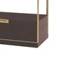 Century Cadence 2-Drawer Nightstand in Mocha and Antique Brass, , large