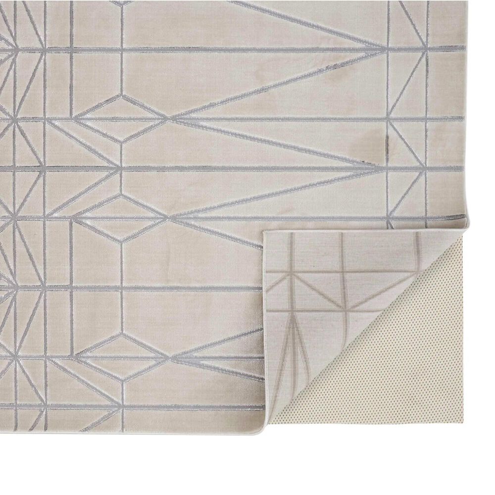 Feizy Micah 9&#39;2&quot; x 12&#39; Ivory and Silver Area Rug, , large
