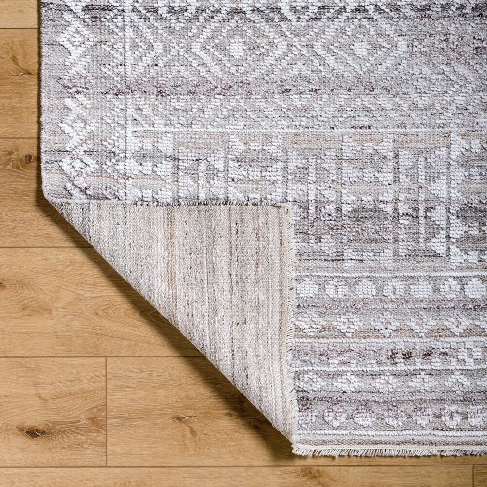 Surya Pompei Gray, White, Dark Brown, Taupe and Light Gray 10&#39; x 14&#39; Area Rug, , large
