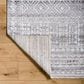 Surya Pompei Gray, White, Dark Brown, Taupe and Light Gray 10" x 14" Area Rug, , large