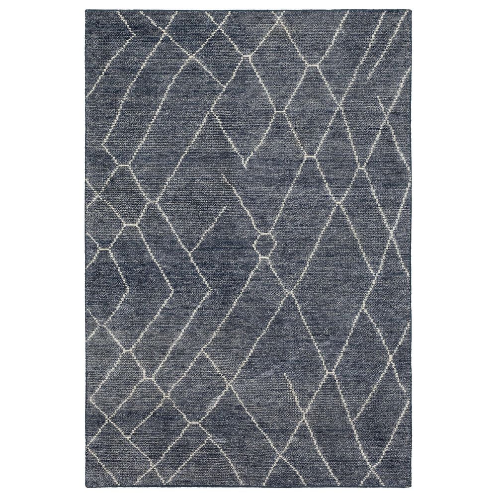 Karastan Tangier Spartel Blue Steel 5" x 8" Area Rug, , large
