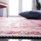 Safavieh Serapi 10" x 14" Red and Navy Area Rug, , large