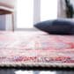Safavieh Serapi 10" x 14" Red and Navy Area Rug, , large